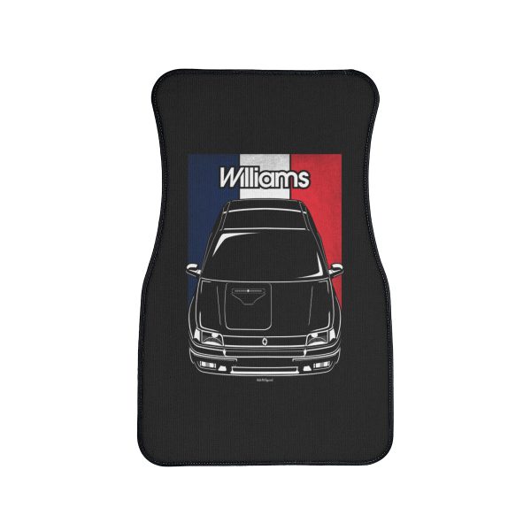 Renault Clio Willams Car Mat - France Flag Floor Mats Front Carpet Floor Mats by Auto Art Apparel