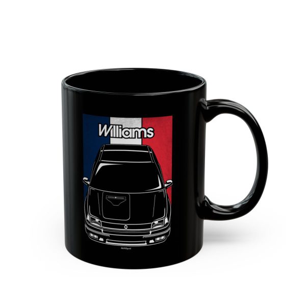 Renault Clio Willams Mug - France Flag Coffee Mug 11 oz by Auto Art Apparel
