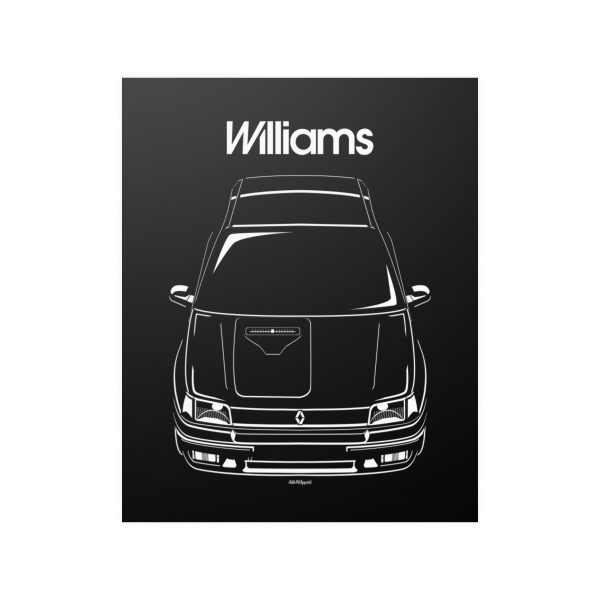 Renault Clio Willams Poster 16 x 20 inch by Auto Art Apparel