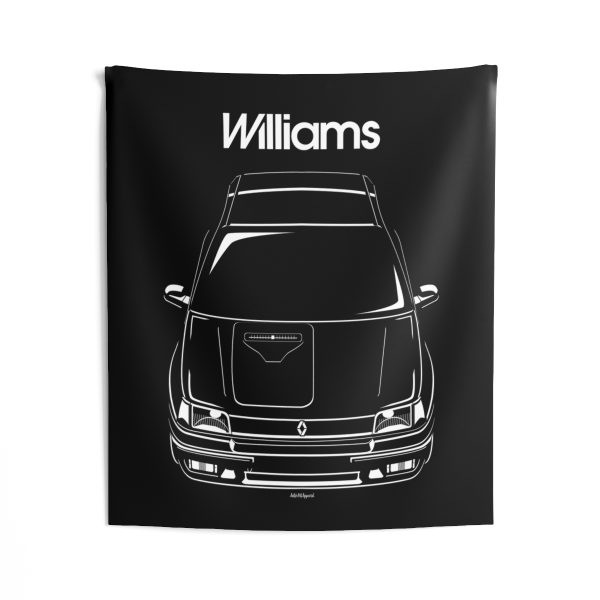 Renault Clio Willams Tapestry 50 x 60 inch by Auto Art Apparel