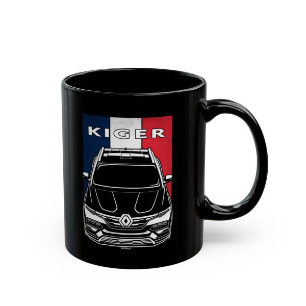 Renault Kiger 2022-2024 Mug - France Flag Coffee Mug 11 oz by Auto Art Apparel