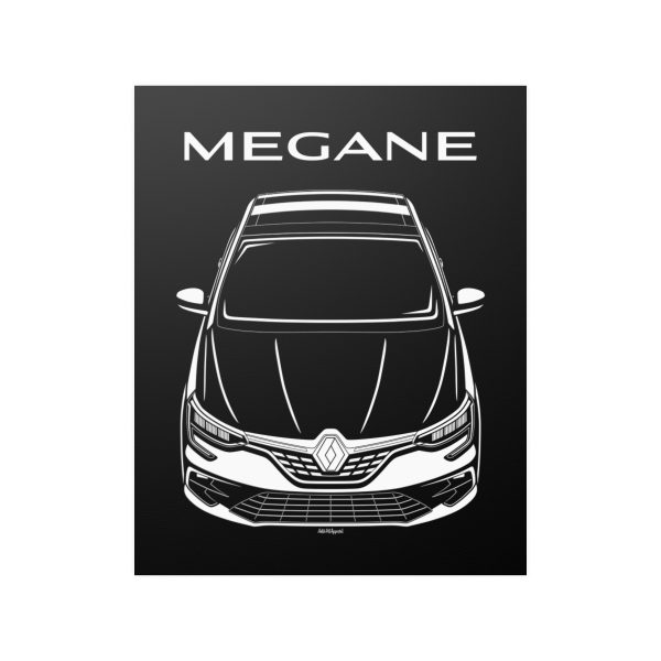 Renault Megane 2021-2024 Poster 16 x 20 inch by Auto Art Apparel