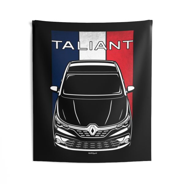 Renault Taliant Tapestry - France Flag Wall Art 50 x 60 inch by Auto Art Apparel