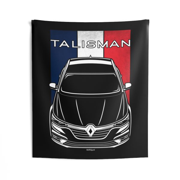 Renault Talisman Tapestry - France Flag Wall Art 50 x 60 inch by Auto Art Apparel
