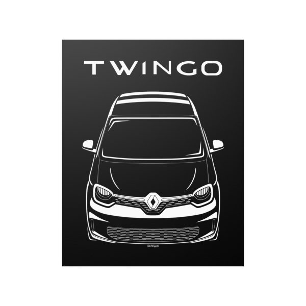 Renault Twingo 2021-2024 Poster 16 x 20 inch by Auto Art Apparel