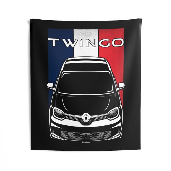 Renault Twingo 2021-2024 Tapestry - France Flag Wall Art 50 x 60 inch by Auto Art Apparel