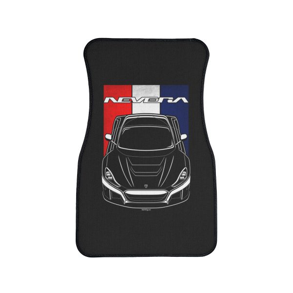 Rimac Nevera Car Mat - Croatia Flag Floor Mats Front Carpet Floor Mats by Auto Art Apparel