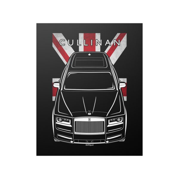 Rolls Royce Cullinan Poster - UK Flag Print 16 x 20 inch by Auto Art Apparel