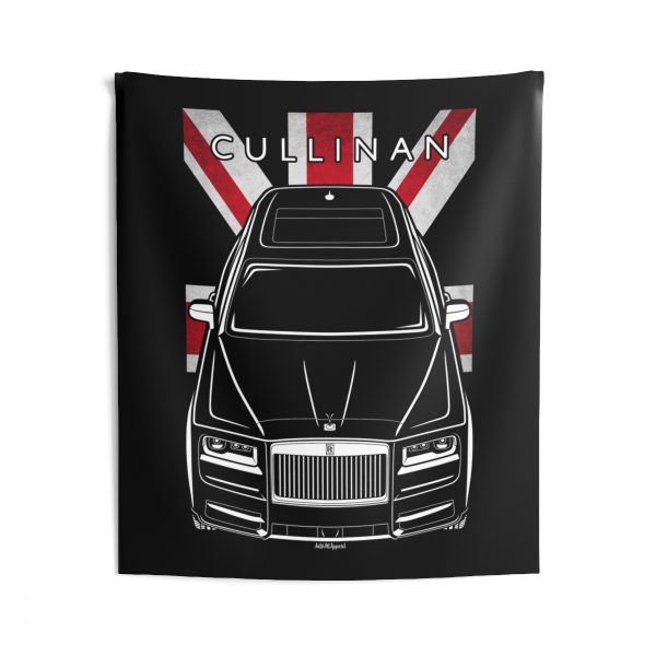 Rolls Royce Cullinan Tapestry - UK Flag Wall Art 50 x 60 inch by Auto Art Apparel