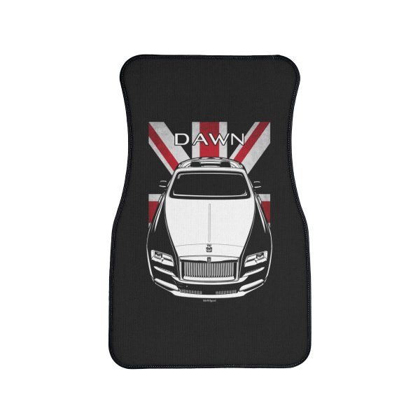 Rolls Royce Dawn Car Mat - UK Flag Floor Mats Front Carpet Floor Mats by Auto Art Apparel