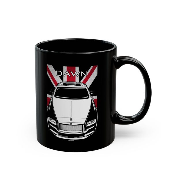 Rolls Royce Dawn Mug - UK Flag Coffee Mug 11 oz by Auto Art Apparel