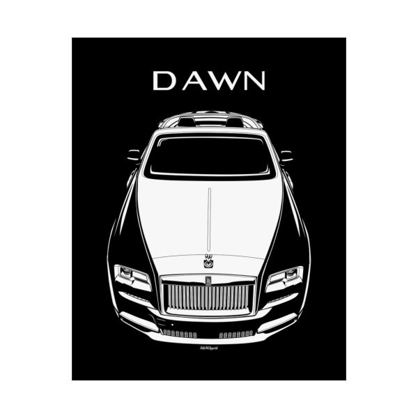 Rolls Royce Dawn Poster 16 x 20 inch by Auto Art Apparel