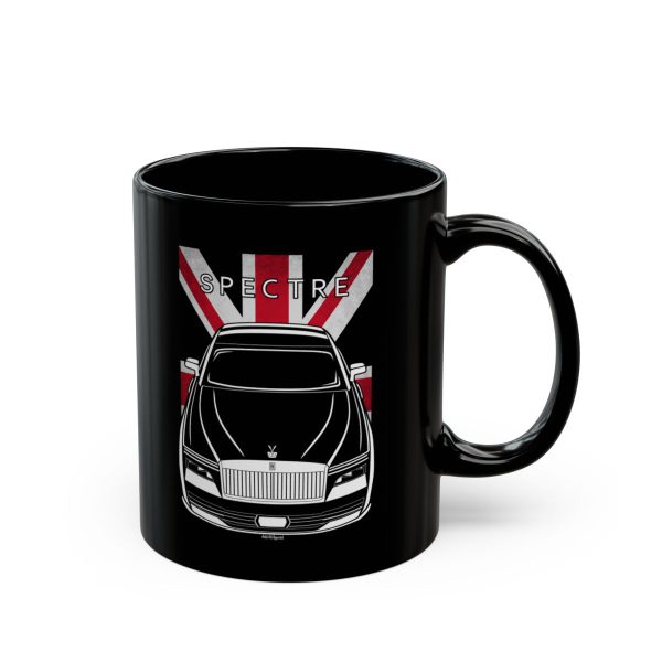 Rolls Royce Spectre Mug - UK Flag Coffee Mug 11 oz by Auto Art Apparel