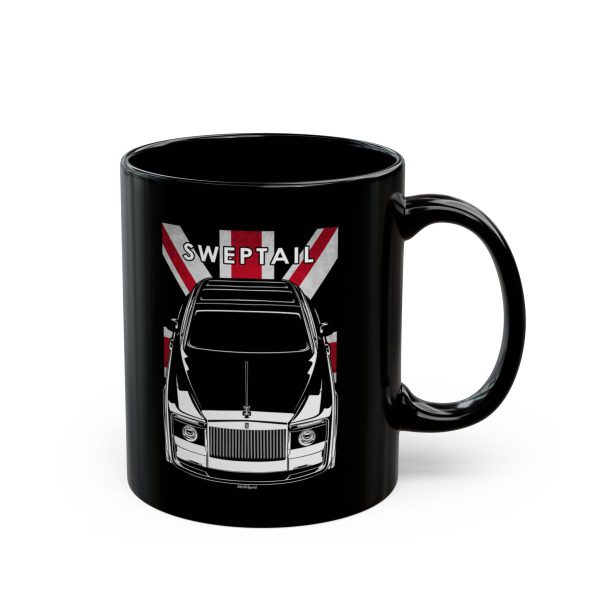 Rolls Royce Sweptail Mug - UK Flag Coffee Mug 11 oz by Auto Art Apparel
