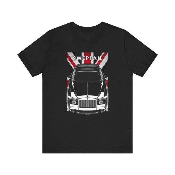 Rolls Royce Sweptail T-shirt - UK Flag Shirt by Auto Art Apparel