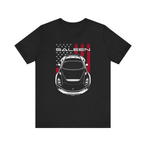 Saleen S1 2018 T-shirt - US Flag Shirt by Auto Art Apparel
