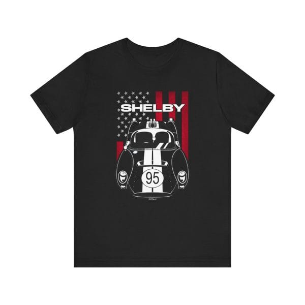 Shelby Monaco King Cobra T-shirt - US Flag Shirt by Auto Art Apparel