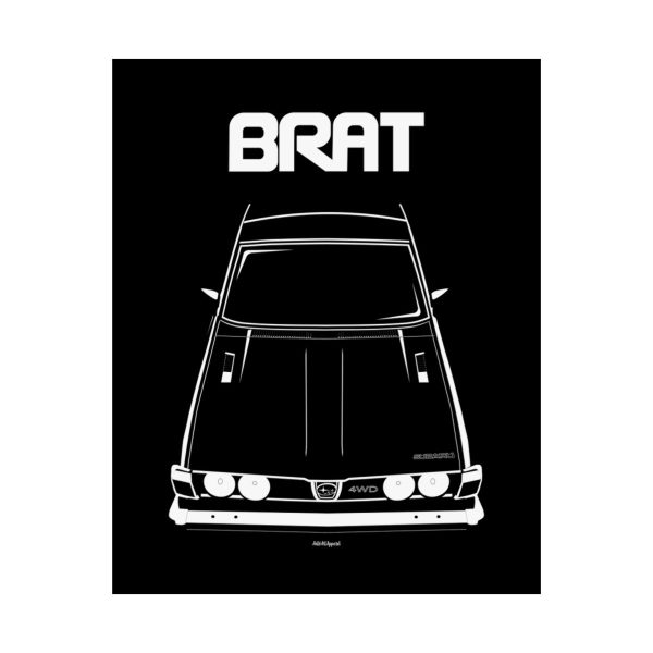 Subaru Brat GL 1979-1982 Poster 16 x 20 inch by Auto Art Apparel