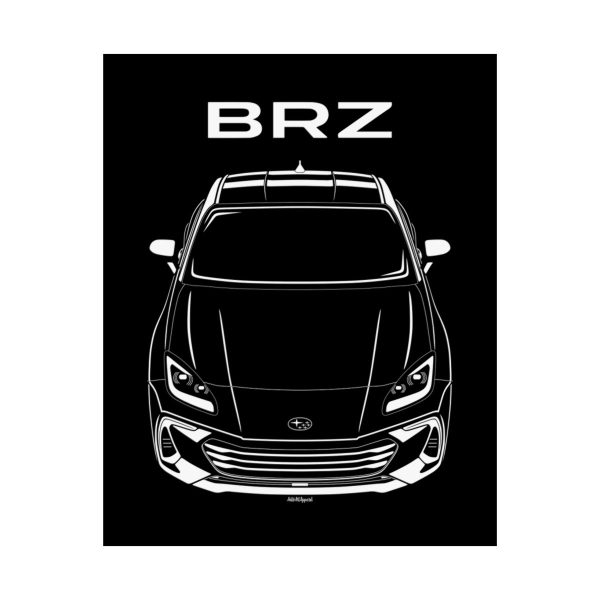 Subaru BRZ 2022-2024 Poster 16 x 20 inch by Auto Art Apparel