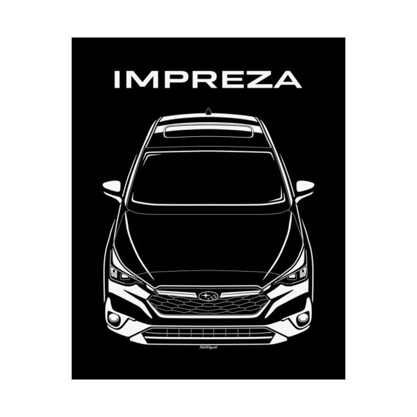 Subaru Impreza 2024 Poster 16 x 20 inch by Auto Art Apparel