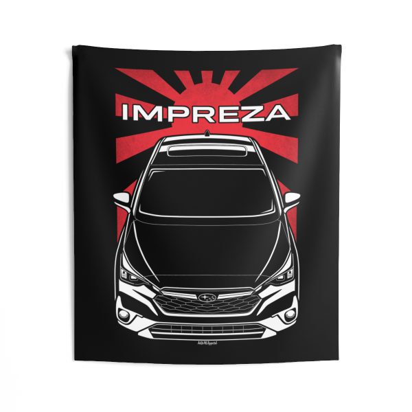 Subaru Impreza 2024 Tapestry - JDM Wall Art 50 x 60 inch by Auto Art Apparel