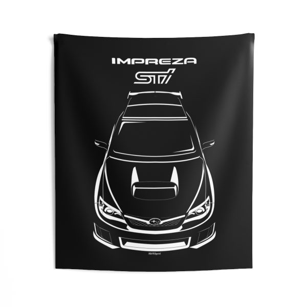 Subaru Impreza WRX STI 2008-2014 Tapestry 50 x 60 inch by Auto Art Apparel