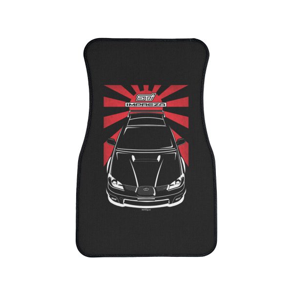 Subaru Impreza WRX STI 2nd gen 2005-2007 Car Mat - JDM Floor Mats Front Carpet Floor Mats by Auto Art Apparel