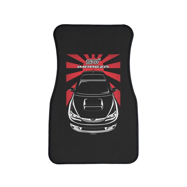 Subaru Impreza WRX STI 3rd gen 2008-2014 Car Mat - JDM Floor Mats Front Carpet Floor Mats by Auto Art Apparel