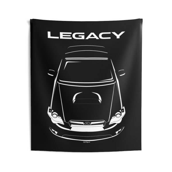 Subaru Legacy B4 GT 4th gen 2003-2005 Tapestry 50 x 60 inch by Auto Art Apparel