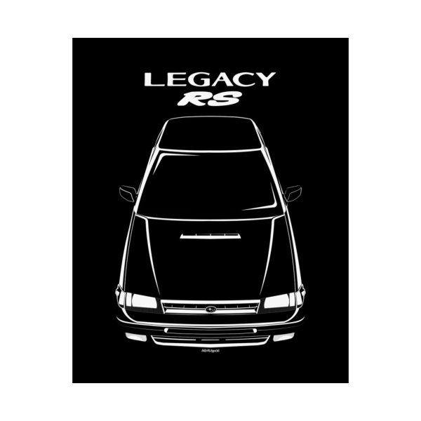 Subaru Legacy RS 1st gen 1990-1993 Poster 16 x 20 inch by Auto Art Apparel