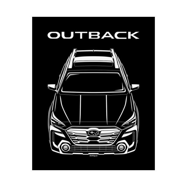 Subaru Outback 2023-2024 Poster 16 x 20 inch by Auto Art Apparel