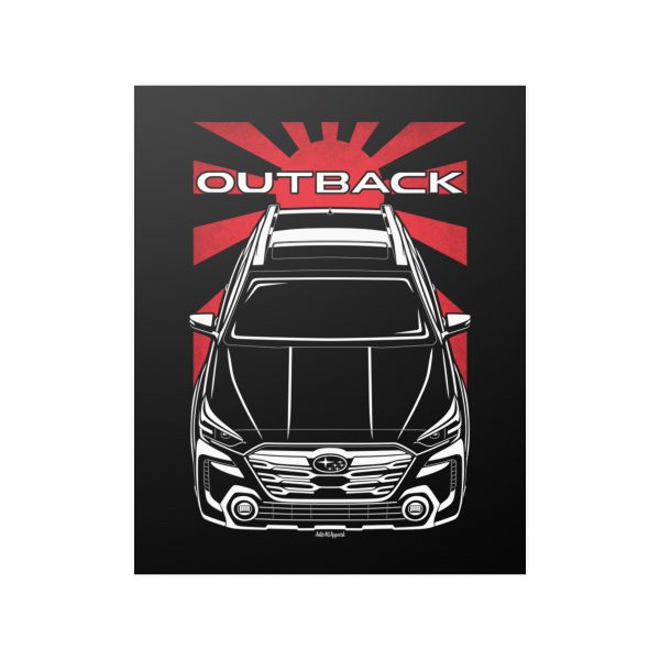 Subaru Outback 2023-2024 Poster - JDM Print 16 x 20 inch by Auto Art Apparel