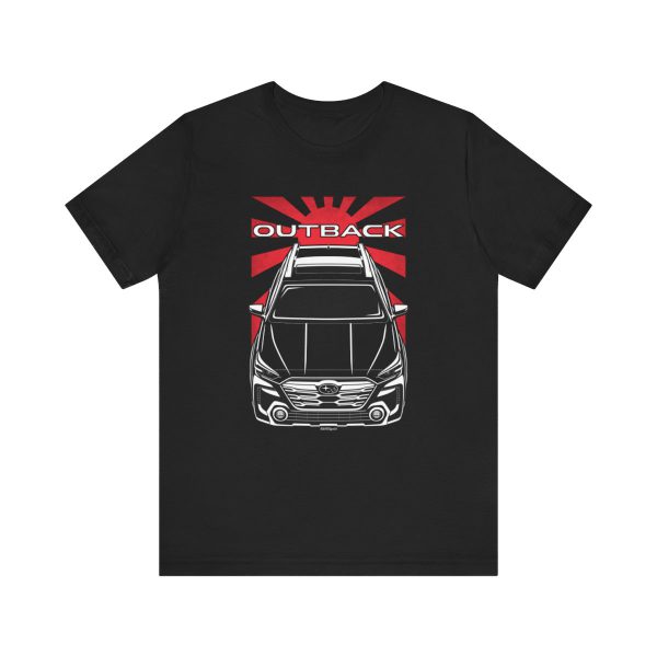 Subaru Outback 2023-2024 T-shirt - JDM Shirt Black by Auto Art Apparel