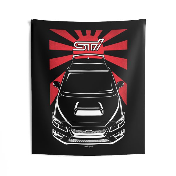 Subaru WRX STI 2015-2017 Tapestry - JDM Wall Art 50 x 60 inch by Auto Art Apparel