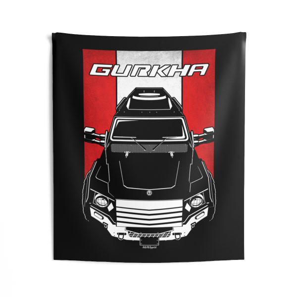 Terradyne Gurkha LAPV Tapestry - Canada Flag Wall Art 50 x 60 inch by Auto Art Apparel