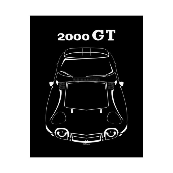 Toyota 2000GT 1967-1970 Poster 16 x 20 inch by Auto Art Apparel
