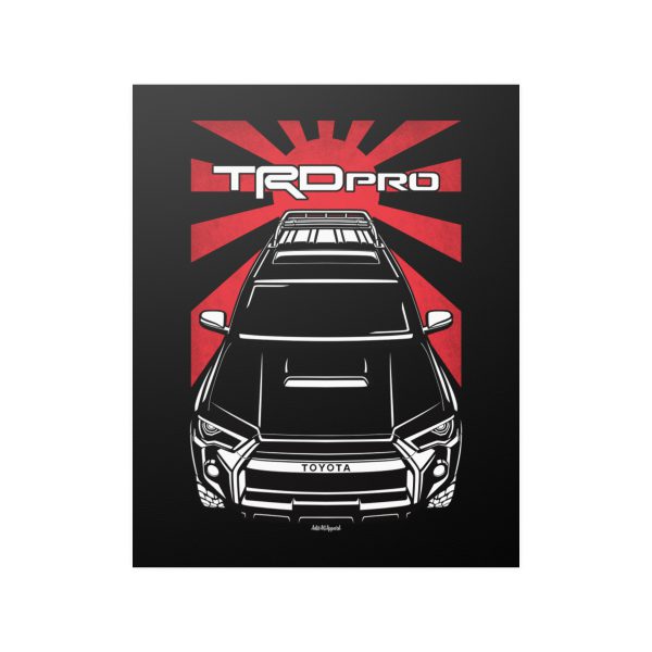 Toyota 4Runner TRD PRO 2019-2024 Poster - JDM Print 16 x 20 inch by Auto Art Apparel