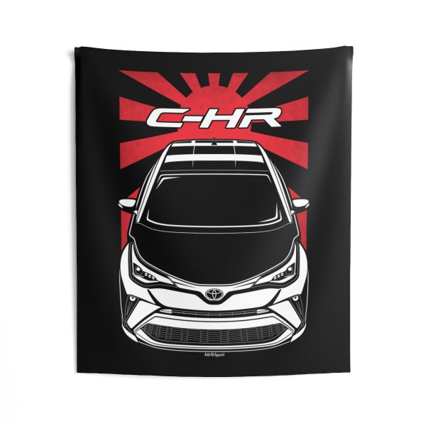 Toyota C HR 2020-2022 Tapestry - JDM Wall Art 50 x 60 inch by Auto Art Apparel