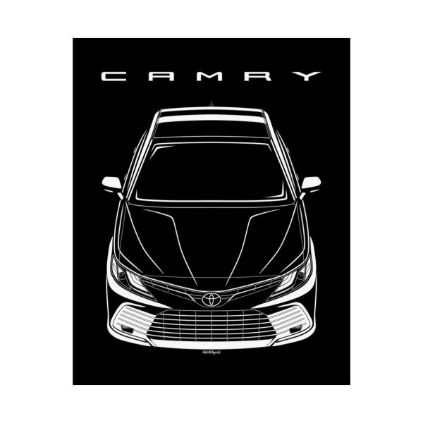 Toyota Camry Hybrid 2021-2024 Poster 16 x 20 inch by Auto Art Apparel