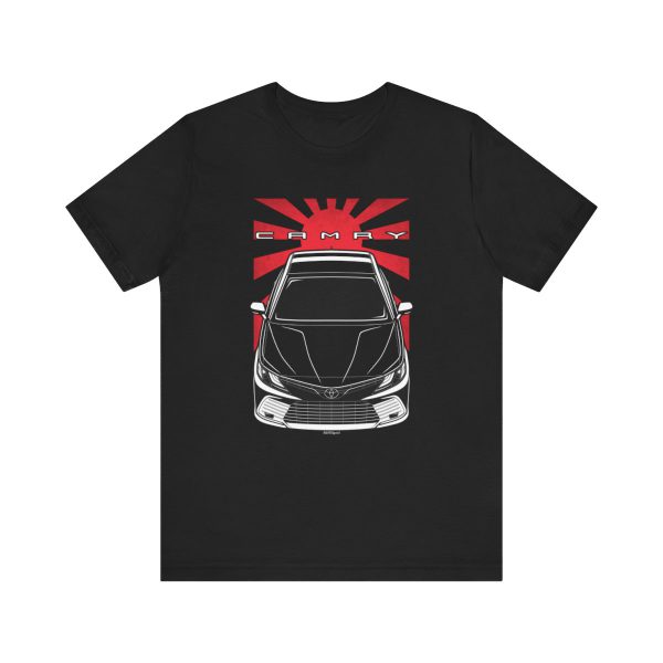 Toyota Camry Hybrid 2021-2024 T-shirt - JDM Shirt Black by Auto Art Apparel