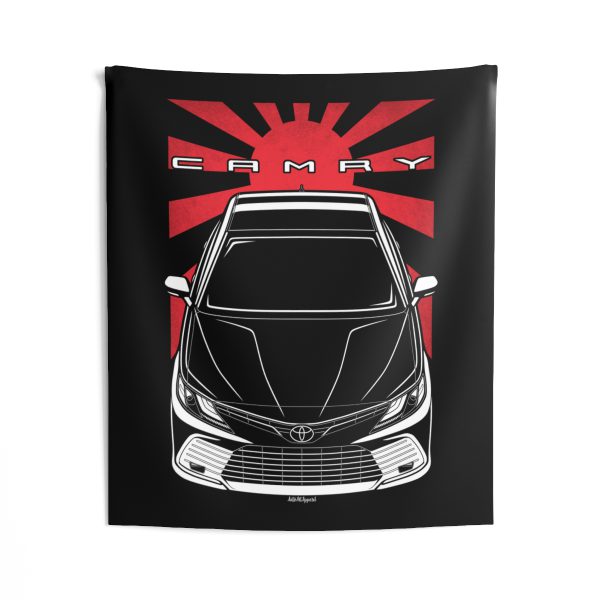 Toyota Camry Hybrid 2021-2024 Tapestry - JDM Wall Art 50 x 60 inch by Auto Art Apparel