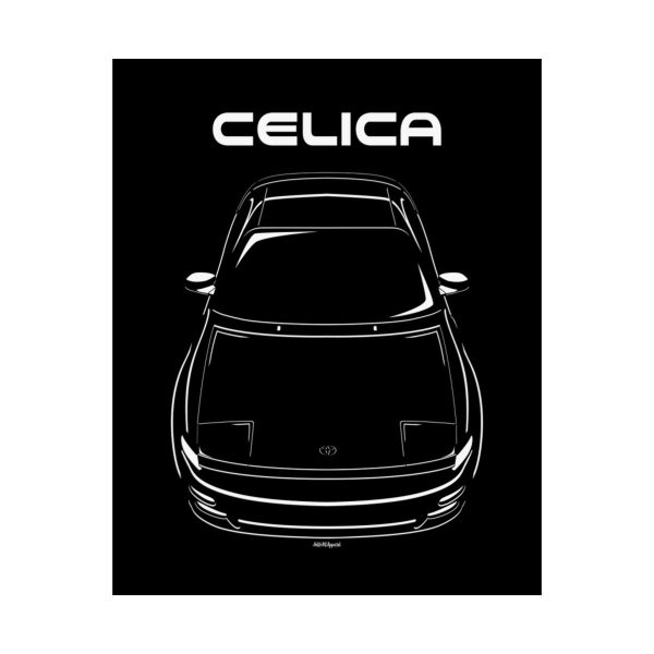 Toyota Celica GT 5th gen T180 1990-1993 Poster 16 x 20 inch by Auto Art Apparel