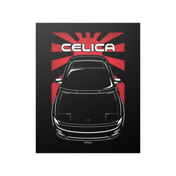 Toyota Celica GT 5th gen T180 1990-1993 Poster - JDM Print 16 x 20 inch by Auto Art Apparel