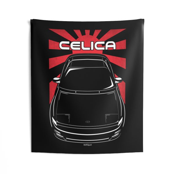 Toyota Celica GT 5th gen T180 1990-1993 Tapestry - JDM Wall Art 50 x 60 inch by Auto Art Apparel