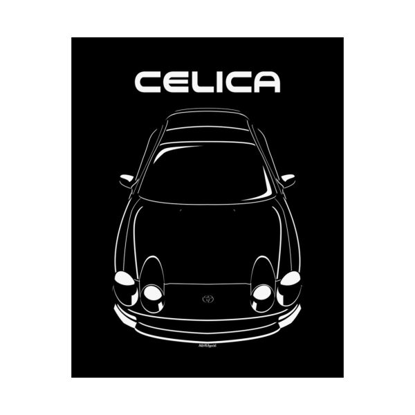 Toyota Celica GT 6th gen T200 1994-1999 Poster 16 x 20 inch by Auto Art Apparel
