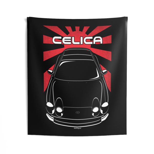 Toyota Celica GT 6th gen T200 1994-1999 Tapestry - JDM Wall Art 50 x 60 inch by Auto Art Apparel