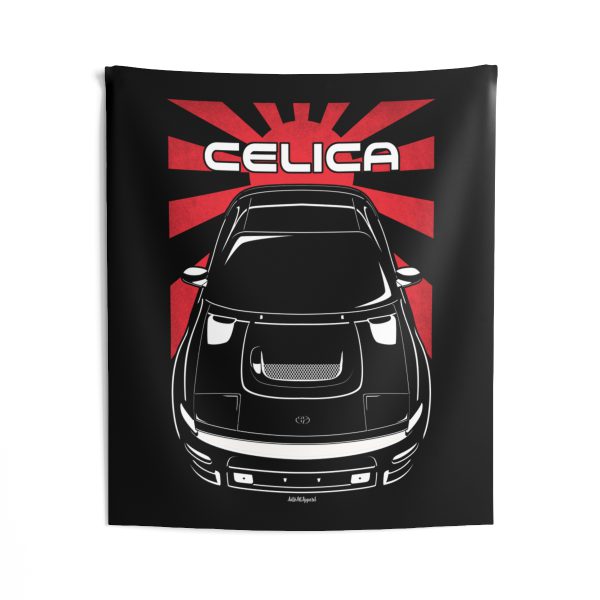 Toyota Celica GT Four RC ST185 Tapestry - JDM Wall Art 50 x 60 inch by Auto Art Apparel