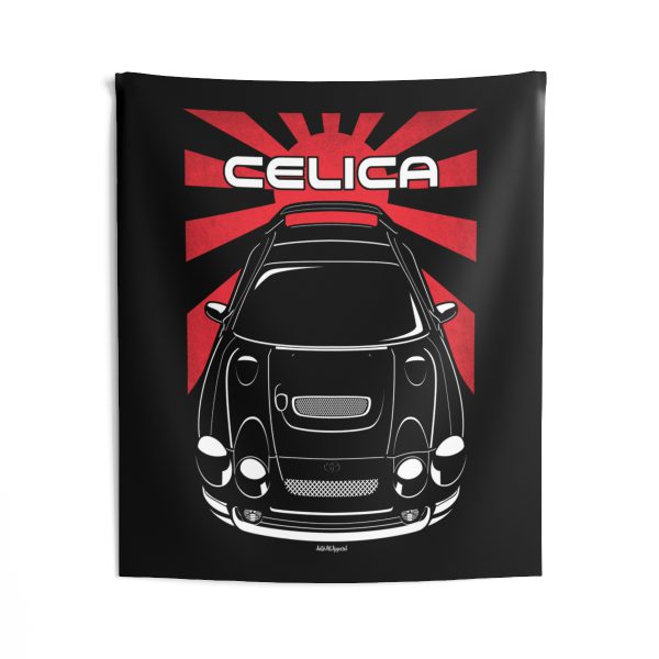 Toyota Celica GT Four ST205 Tapestry - JDM Wall Art 50 x 60 inch by Auto Art Apparel