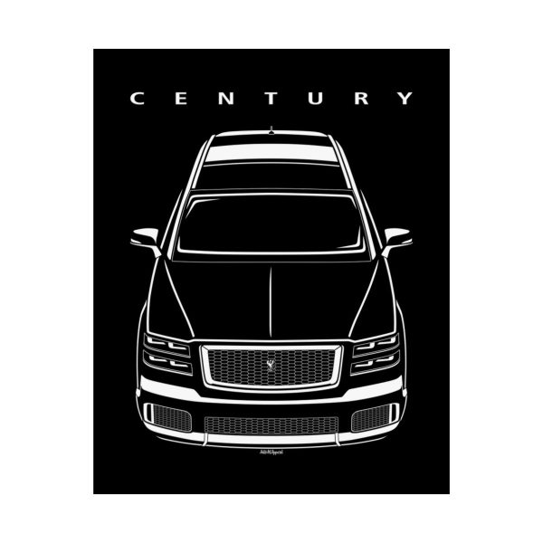 Toyota Century 2024 Poster 16 x 20 inch by Auto Art Apparel