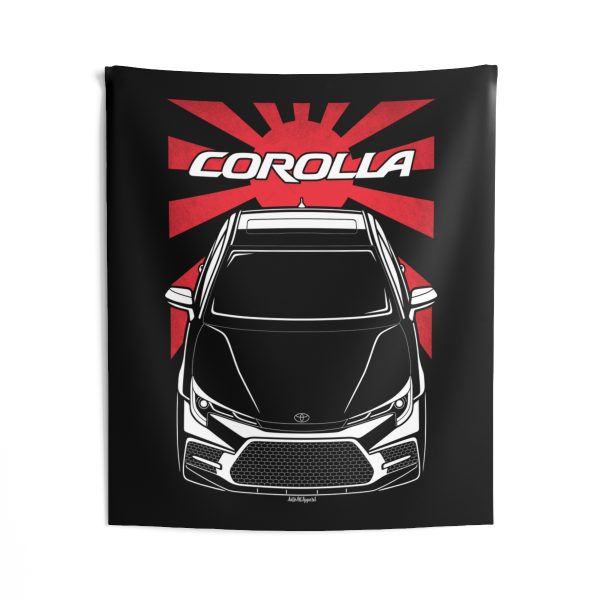 Toyota Corolla 2020-2022 Tapestry - JDM Wall Art 50 x 60 inch by Auto Art Apparel